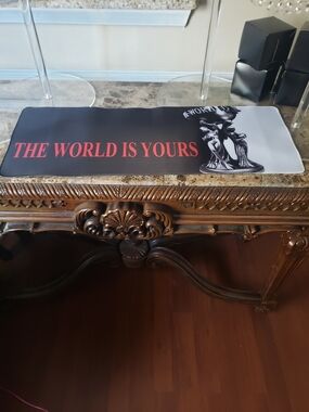 Scarface Movie Themed Gaming Pad & PC Desktop Keyboard Mat 11.5×31.5 Inches